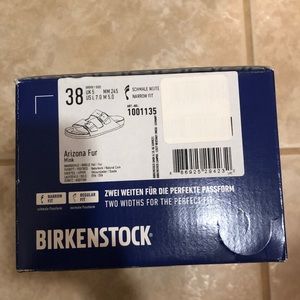 Brand New Furry Birkenstock Samples